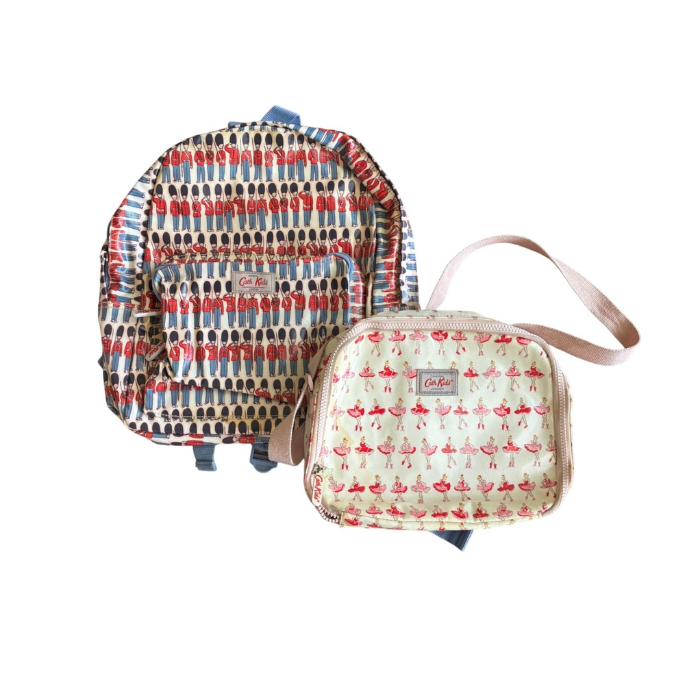 Cath Kids London Backpack Lunch Bag Bundle Kids Royal Guard & Ballerina Print